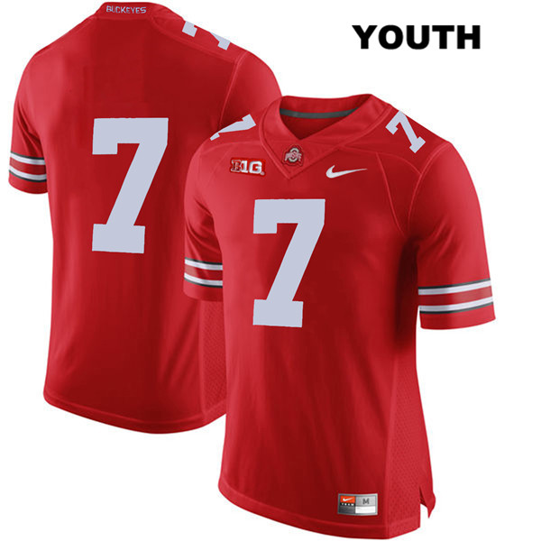 Ohio State Buckeyes Youth Teradja Mitchell #7 Red Authentic Nike No Name College NCAA Stitched Football Jersey WQ19Z88TB
